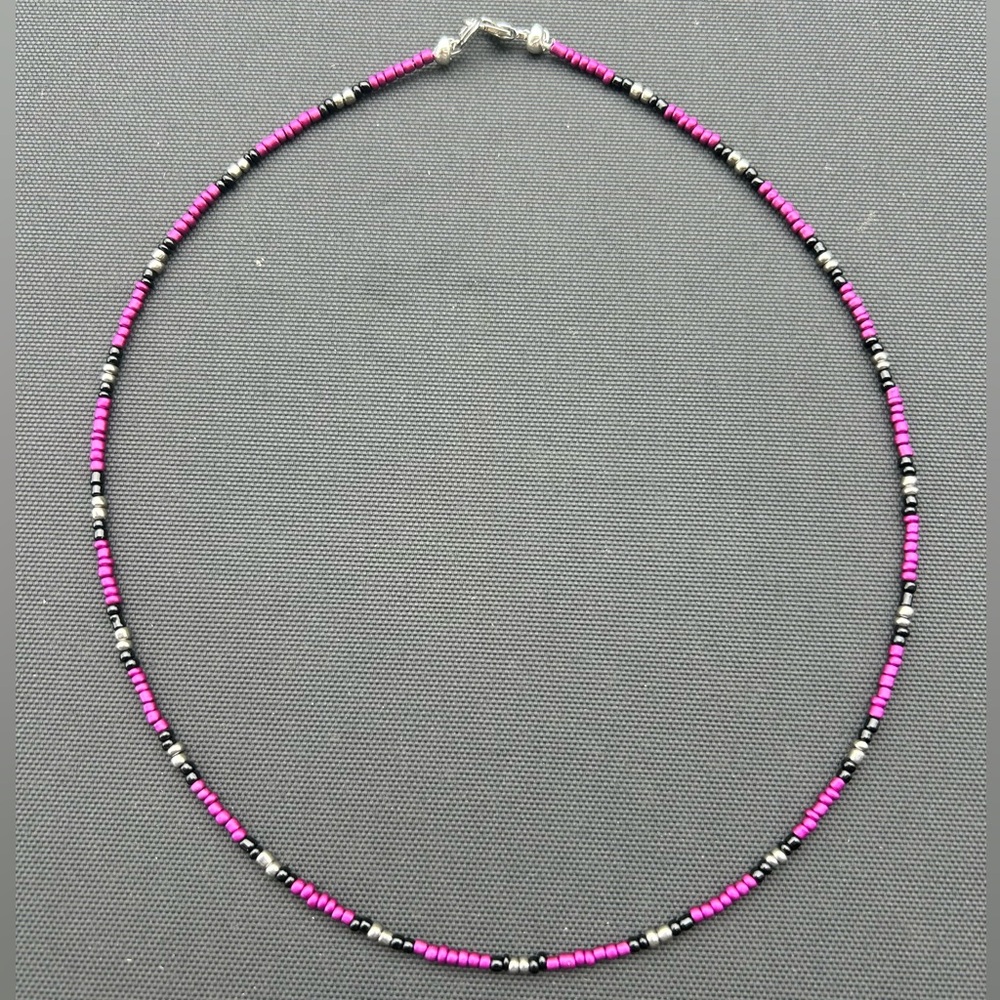 Homemade beaded western necklace